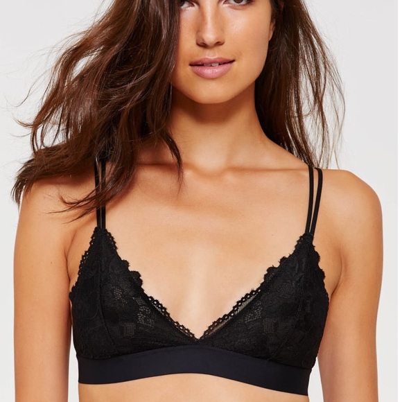 Other - Cross Back Black Bralette